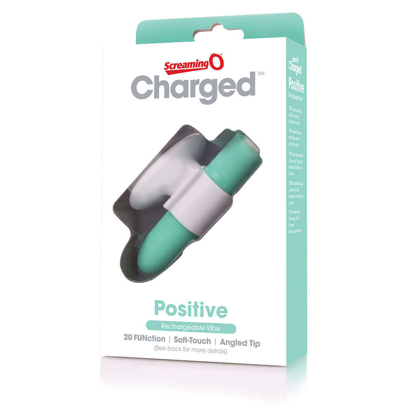 Screaming O Screaming O Charged Positive Compact Vibrator Kiwi Green* at $44.99