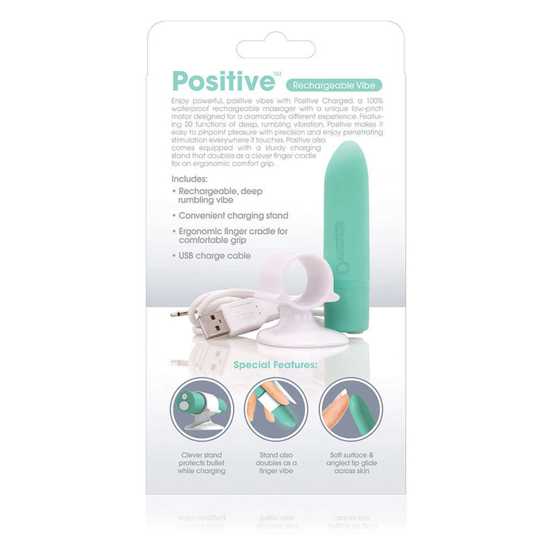 Screaming O Screaming O Charged Positive Compact Vibrator Kiwi Green* at $44.99