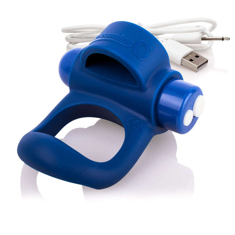 Screaming O Screaming O Charged You Turn Plus Blueberry Blue Rechargeable Cock Ring at $33.99