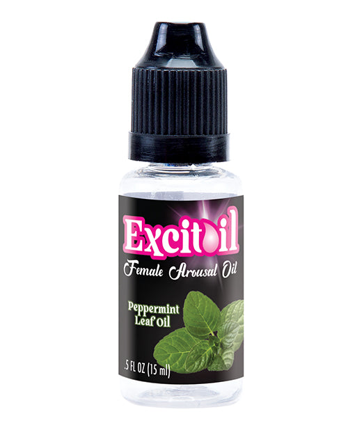 Excitoil Peppermint Arousal Oil 0.5 Oz: Elevate Your Pleasure Sensations
