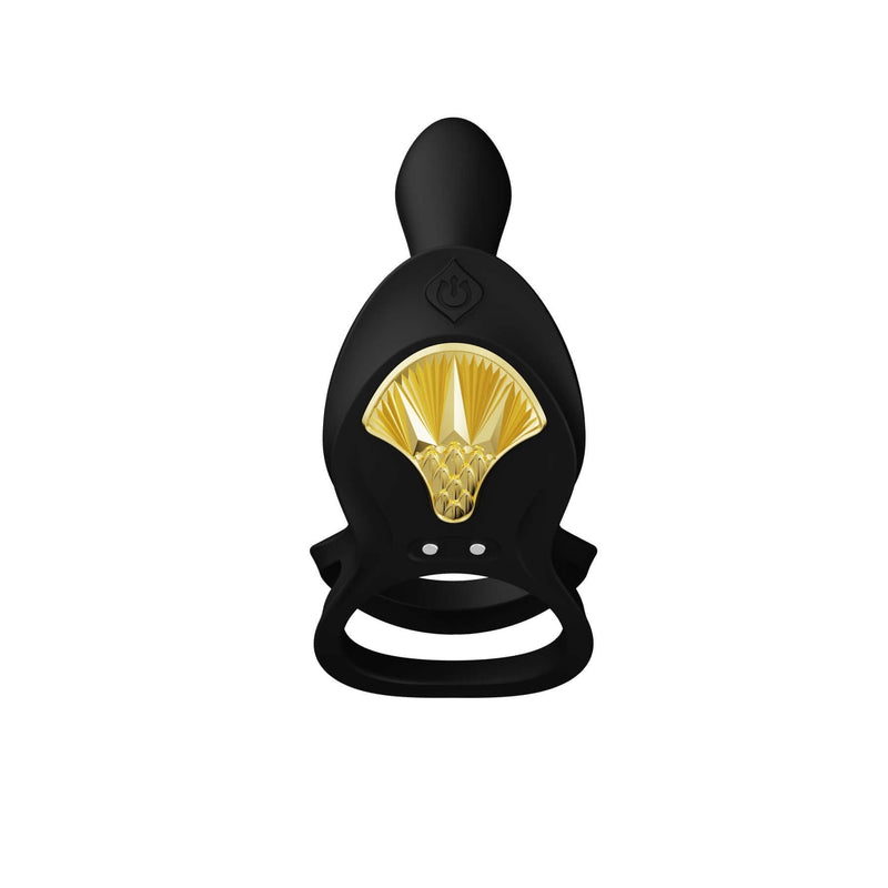 ZALO Bayek Vibrating Couples Ring with Remote Control Black ZALO Bayek Vibrating Couples Ring with Remote Control Black