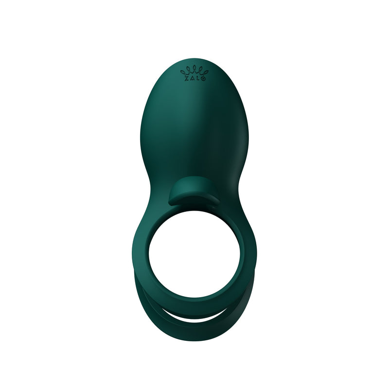 ZALO Bayek Vibrating Couples Ring with 8 Vibration Modes | Waterproof Sex Toy with Remote Control | USB Rechargeable Battery | 1-Year Warranty | Turquoise Green…