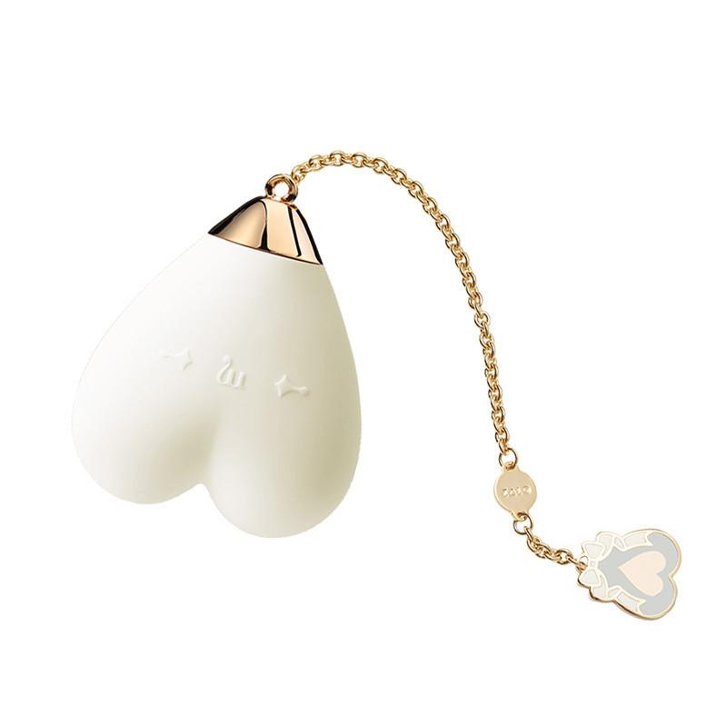 ZALO ZALO Baby Heart App-controlled Rechargeable Personal Massager Vanilla White at $89.99