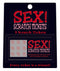 Sex Scratch Tickets game packaging with 8 tickets designed for couples to enhance intimacy and passion.