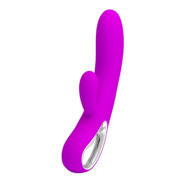 Pretty Love Pretty Love Conrad 12 Functions Vibration Double Motors Silicone Rabbit Vibrator at $44.99