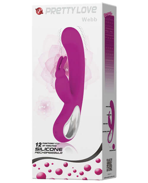 Pretty Love Pretty Love Webb Rabbit Vibrator Fuchsia at $49.99