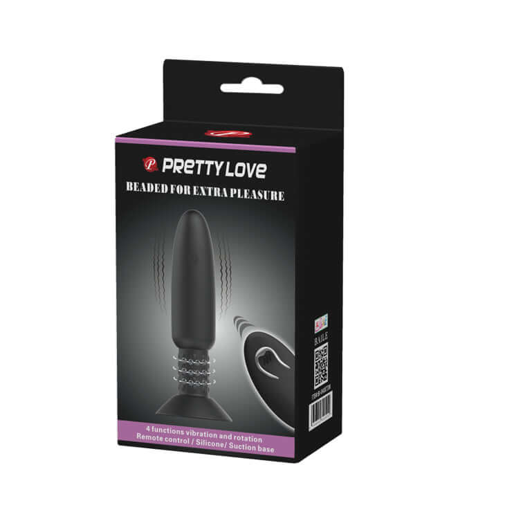 Pretty Love Pretty Love Beaded For Extra Pleasure Butt Plug with Remote Control at $79.99