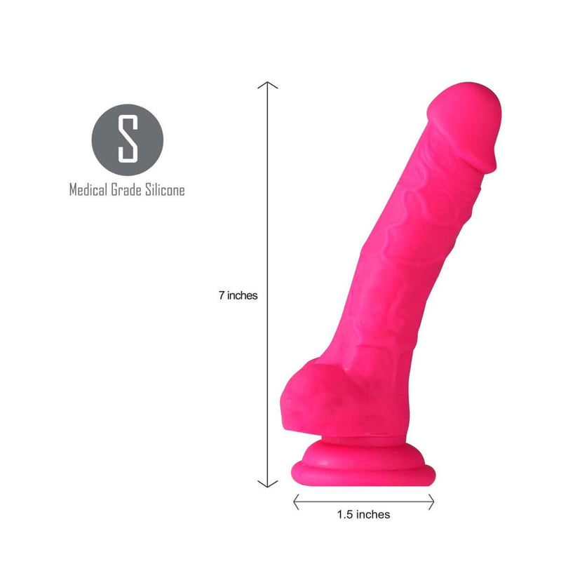 Maia Toys Maia Toys Billee 7 inches Realistic Dong Neon Pink at $21.99
