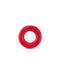 Red Stay Hard Donut Ring by Blush Novelties - Enhance stamina and erection with soft and stretchy Elastomer cock ring.