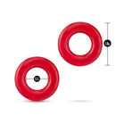 Stay Hard Donut Rings Red by Blush Novelties - Soft and Stretchy Cock Rings for Enhanced Stamina and Erections (2-Pack)