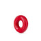 Red Stay Hard Donut Cock Ring from Blush Novelties, 20% thicker and tear-resistant for enhanced erections, made from Phthalate-free TPE.