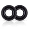 Black Elastomer Cock Rings from Blush Novelties Stay Hard Oversized Donut Rings Collection for enhanced performance and prolonged erections