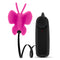 Blush Novelties Luxe Butterfly Teaser Fuchsia Pink Vibrator at $17.99