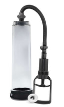 Performance VX3 Pump by Blush Novelties featuring vacuum chamber and trigger for maximum pleasure, enhancement, and endurance.