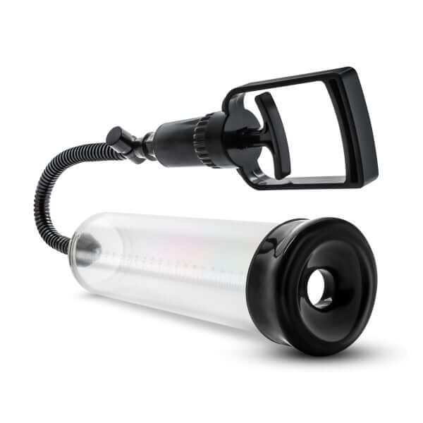 Performance VX3 Pump by Blush Novelties for Enhancement and Pleasure, featuring vacuum chamber and trigger for maximum results.