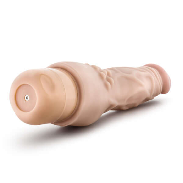 Blush Novelties Dr. Skin Cock Vibe Vibe 4 Beige Realistic Vibrating Dildo at $16.99