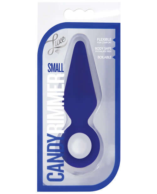 Blush Novelties Candy Rimmer Indigo Small Blue Butt Plug at $8.99