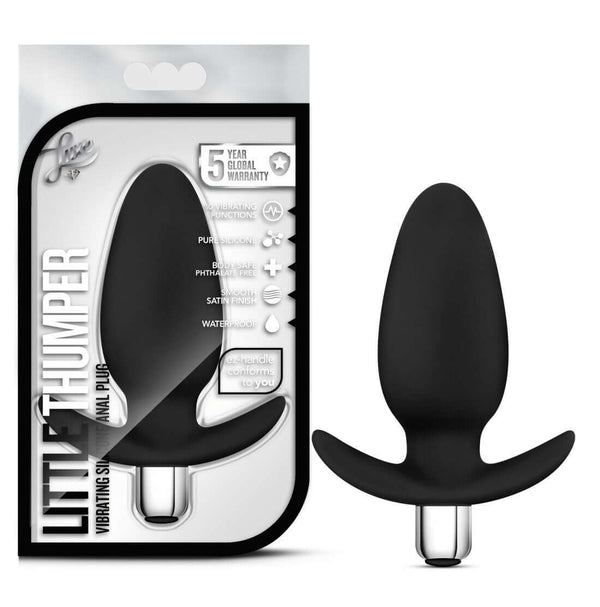 Blush Novelties LUXE LITTLE THUMPER BLACK ANAL PLUG at $21.99