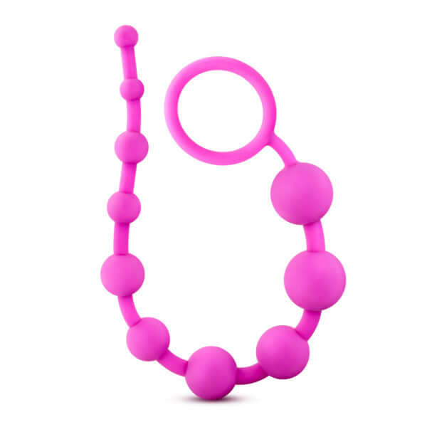Blush Novelties Luxe Silicone 10 Beads Pink at $11.99