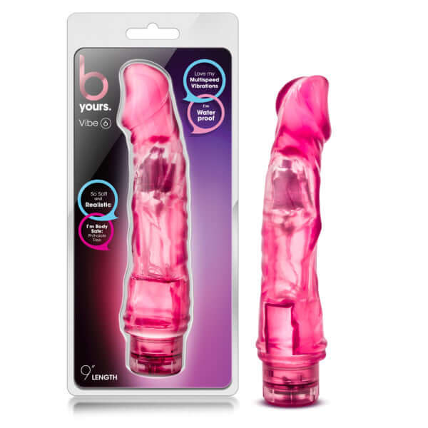Blush Novelties B YOURS VIBE #6 PINK at $16.99