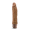 Blush Novelties Dr. Skin Cock Vibe 10 8.5 Inches Vibrating Cock Mocha Brown at $17.99