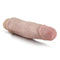 Dr. Skin Cock Vibe 14 Realistic Vibrator - Beige 8 inches with lifelike veiny shaft and twist dial base.