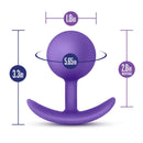 Blush Novelties Luxe Wearable Vibra Plug Purple at $18.99