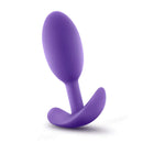 Luxe Wearable Vibra Slim Plug Medium Purple - Discreet Pleasure Blush Novelties - Silent Sensations Effortless Enjoyment
