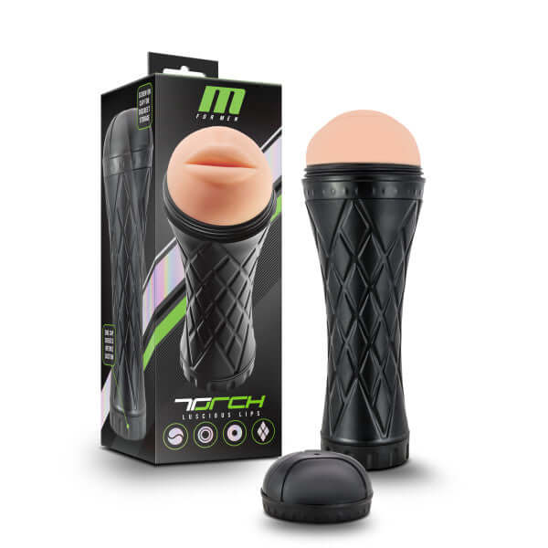Blush Novelties M FOR MEN THE TORCH LUSCIOUS LIPS VANILLA at $26.99