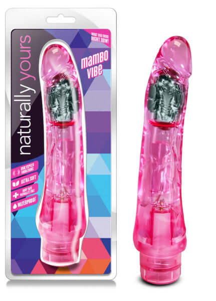 Blush Novelties Naturally yours. Mambo Vibe Pink at $19.99