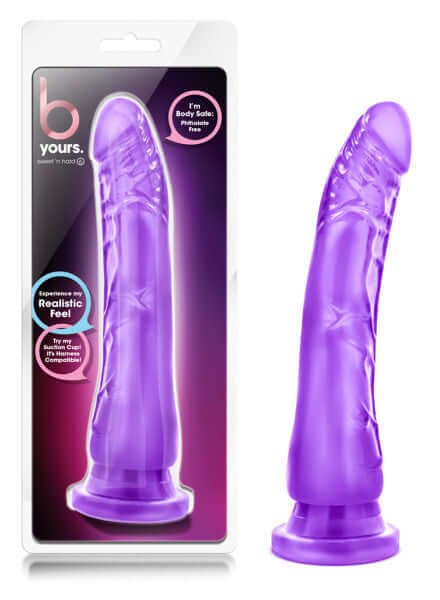 Blush Novelties B Yours Sweet N Hard 6 Purple Dildo at $13.99