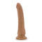 Dr Skin Basic 8.5 inches Mocha Tan Dildo with realistic look, soft PVC material, and sturdy suction cup base