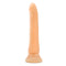 Au Naturel Mr. Slim 9.25-Inch beige posable dual density dildo with realistic feel and suction cup base.