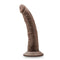 Blush Novelties Dr Skin 7.5 inches Cock With Suction Cup Base Chocolate Brown at $14.99