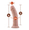 Blush Novelties Dr Skin 8 inches Cock With Suction Cup Base Vanilla Beige at $23.99