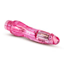 Naturally Yours Fantasy Vibe Pink vibrator with bendable shaft - 8.5" waterproof and designed for vaginal and anal pleasure.