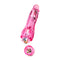 Naturally Yours Fantasy Vibe Pink 8.5" Waterproof Vibrator with Bendable Shaft featuring a vibrating bullet near the tip of the shaft