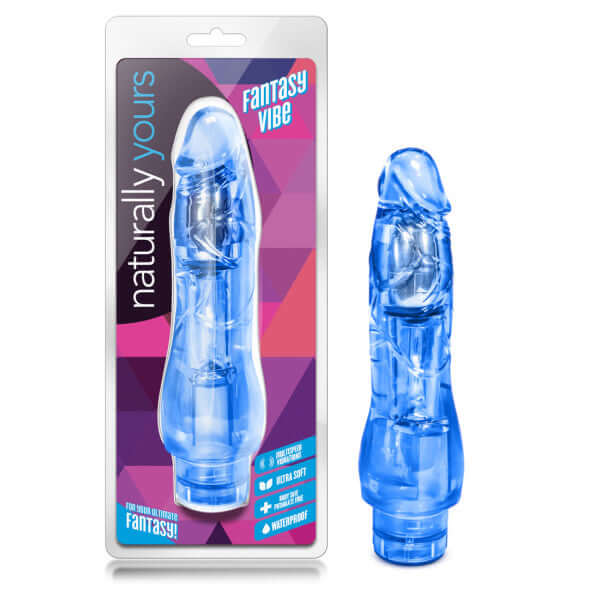 Blush Novelties NATURALLY YOURS FANTASY VIBE BLUE at $18.99