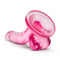 Blush Novelties Naturally Yours 4 Inches Mini Cock Pink Realistic Dildo at $10.99