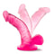 Blush Novelties Naturally Yours 4 Inches Mini Cock Pink Realistic Dildo at $10.99
