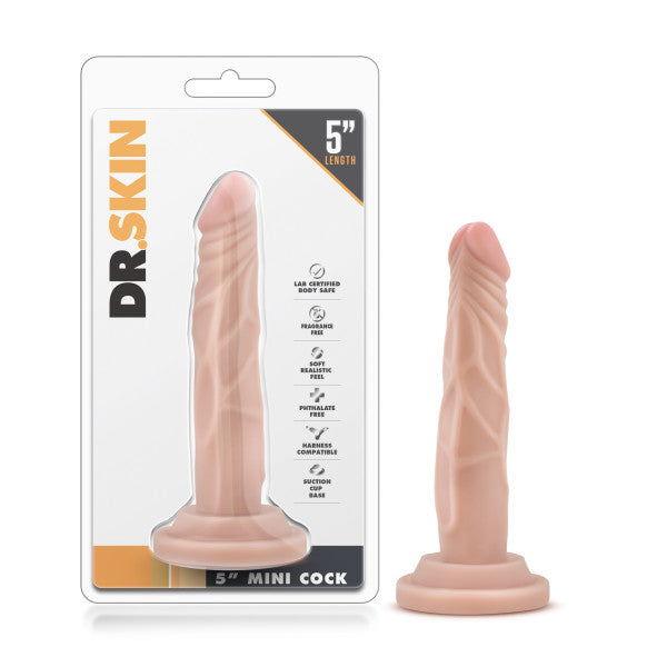 Blush Novelties Dr. Skin 5 inches Mini Cock Beige Dildo at $9.99