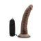 Blush Novelties Dr. Skin Dr. Dave 7 Inches Vibrating Cock with Suction Cup Brown Chocolate at $23.99