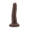 Blush Novelties Dr Skin 5.5 inches Cock with Suction Cup Chocolate Brown Dildo at $11.99