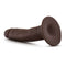 Blush Novelties Dr Skin 5.5 inches Cock with Suction Cup Chocolate Brown Dildo at $11.99