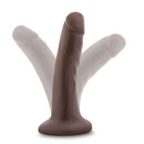 Blush Novelties Dr Skin 5.5 inches Cock with Suction Cup Chocolate Brown Dildo at $11.99