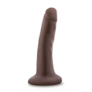 Blush Novelties Dr Skin 5.5 inches Cock with Suction Cup Chocolate Brown Dildo at $11.99