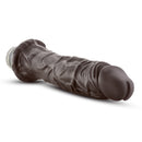 Blush Novelties Dr Skin Vibe 9.75 inches Chocolate Brown Realistic Vibrator at $19.99