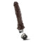 Blush Novelties Dr Skin Vibe 9.75 inches Chocolate Brown Realistic Vibrator at $19.99