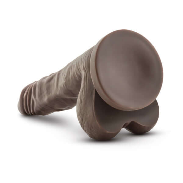 Blush Novelties Mr Skin is becoming Dr Skin Stud Muffin 8.5 inches Chocolate Brown Dildo at $18.99