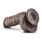Blush Novelties Dr. Skin Mr. D 8.5 Inches Dildo with Suction Cup Chocolate Brown at $27.99